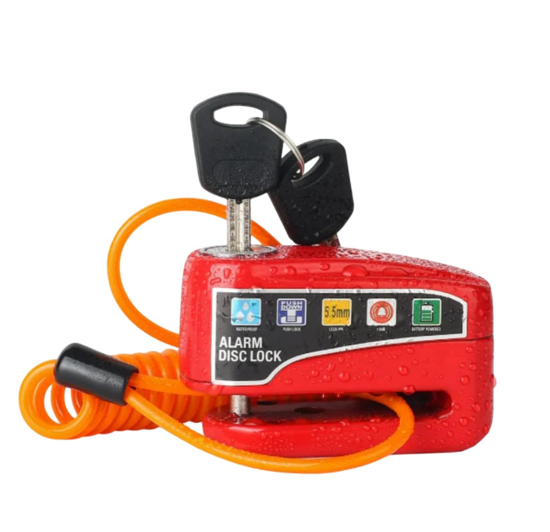 Xtellar Candado Para Moto Con Alarma Antirrobo E Impermeable De Acero Inoxidable $599