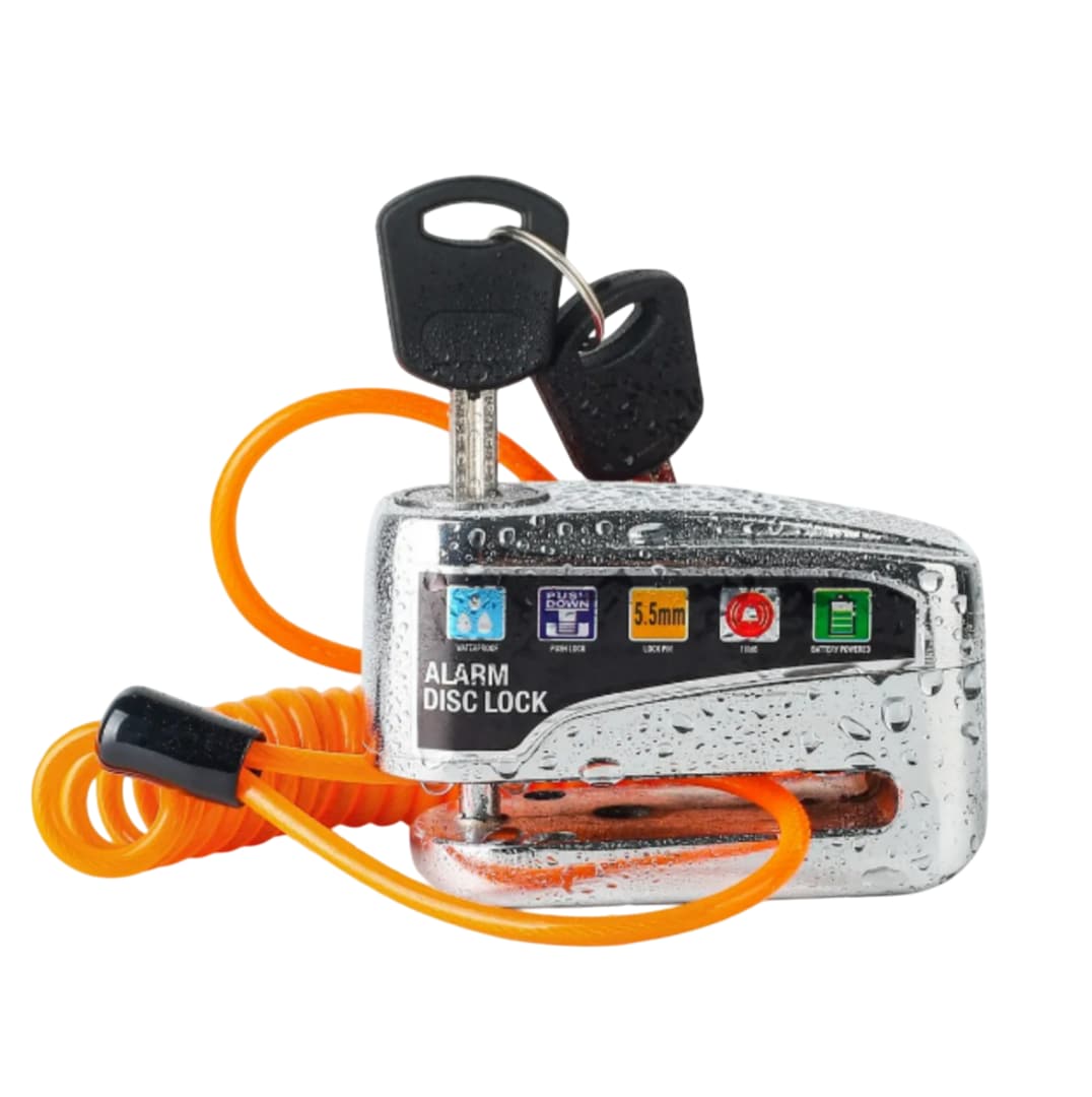 Xtellar Candado Para Moto Con Alarma Antirrobo E Impermeable De Acero Inoxidable $599