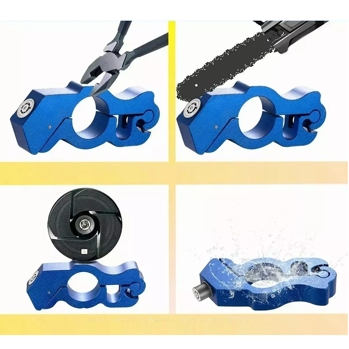 Foto 3 | Candado para Motocicletas Bloqueador de Freno y Acelerador Eo Safe Imports Esi-9034 Azul