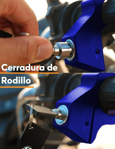 Foto 3 pulgar | Xtellar Seguridad Para Motocicletas: Candado Anti-robo De Freno Y Acelerador De Aluminio Cnc