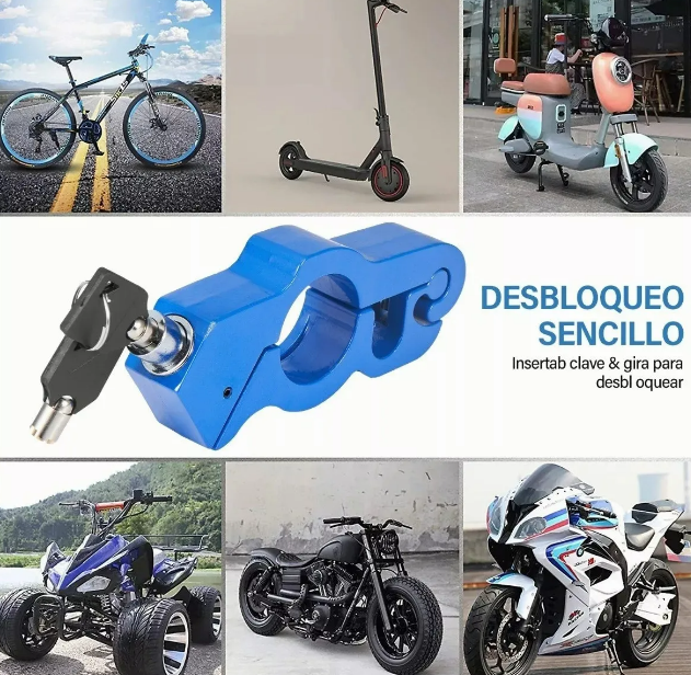 Foto 4 | Xtellar Seguridad Para Motocicletas: Candado Anti-robo De Freno Y Acelerador De Aluminio Cnc