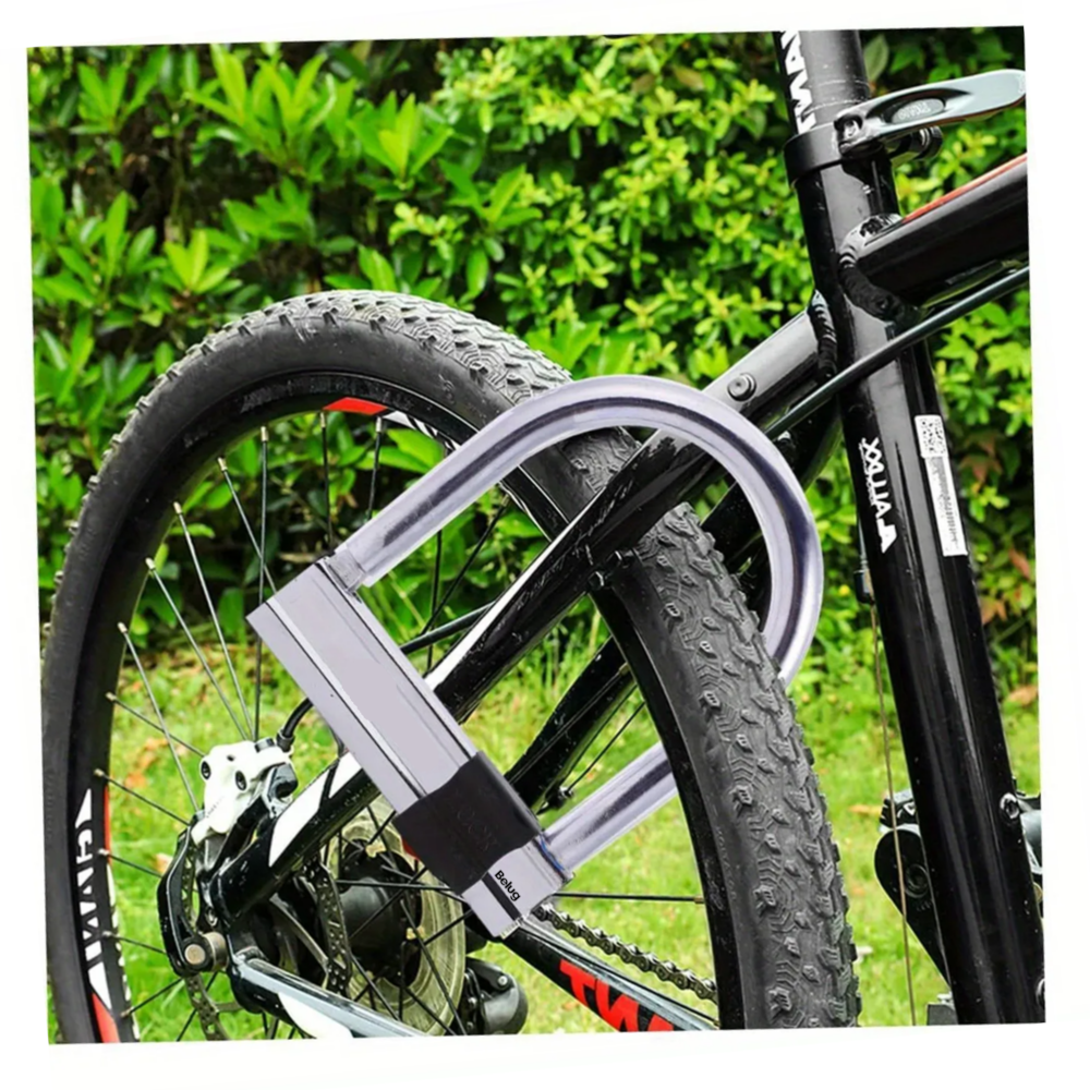Foto 5 pulgar | Candado Antirrobo Para Moto Belug  Plata
