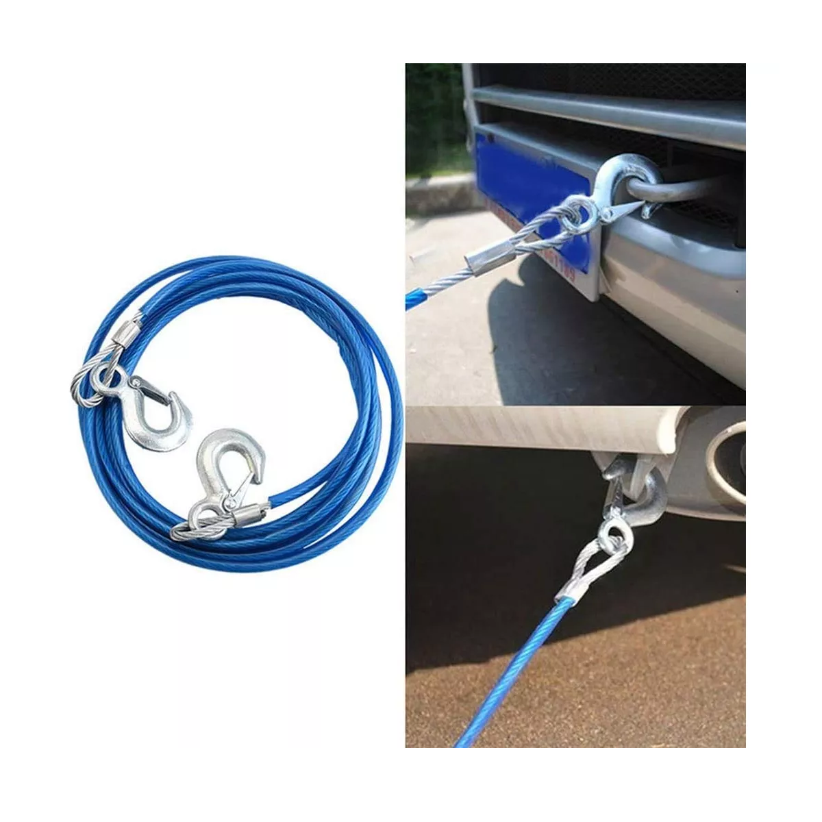 Foto 3 pulgar | Cable de Remolcar 2 Ganchos Eo Safe Imports Esi-16830 Azul