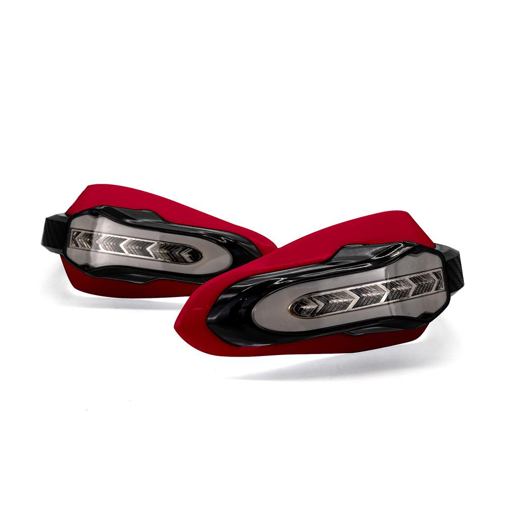 Foto 6 pulgar | Protector de Puños para Moto Rasen RS-CMA-8007 Deportivo Negro con Intermitente