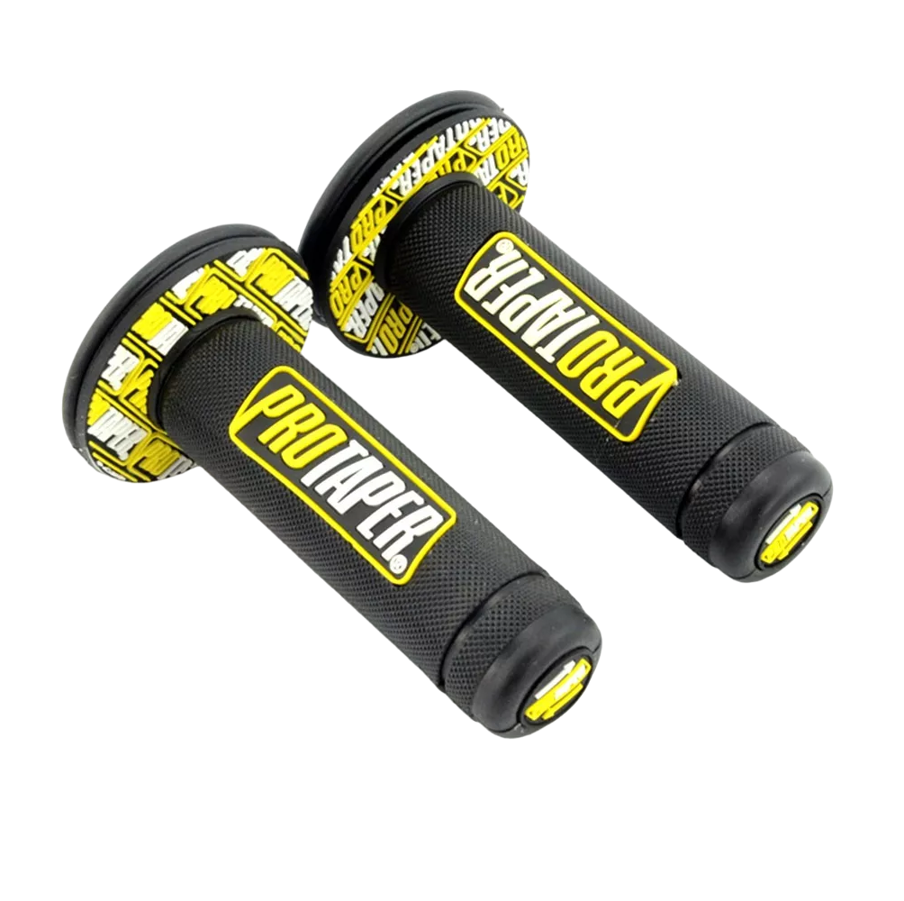 Puños Protaper Empuñaduras De Acelerador De 7/8 Pulgadas Negro Amarillo