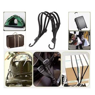 Foto 2 | Redes Malla Moto Sujetar Casco Portabulto Cuerda Gancho 3pcs Eo Safe Imports Esi-9048 Negro