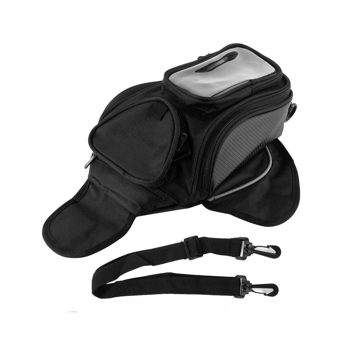 Foto 2 pulgar | Maleta Para Moto Para Tanque Imán O Correas Tank Bag De Moto Esi-6018 Negro