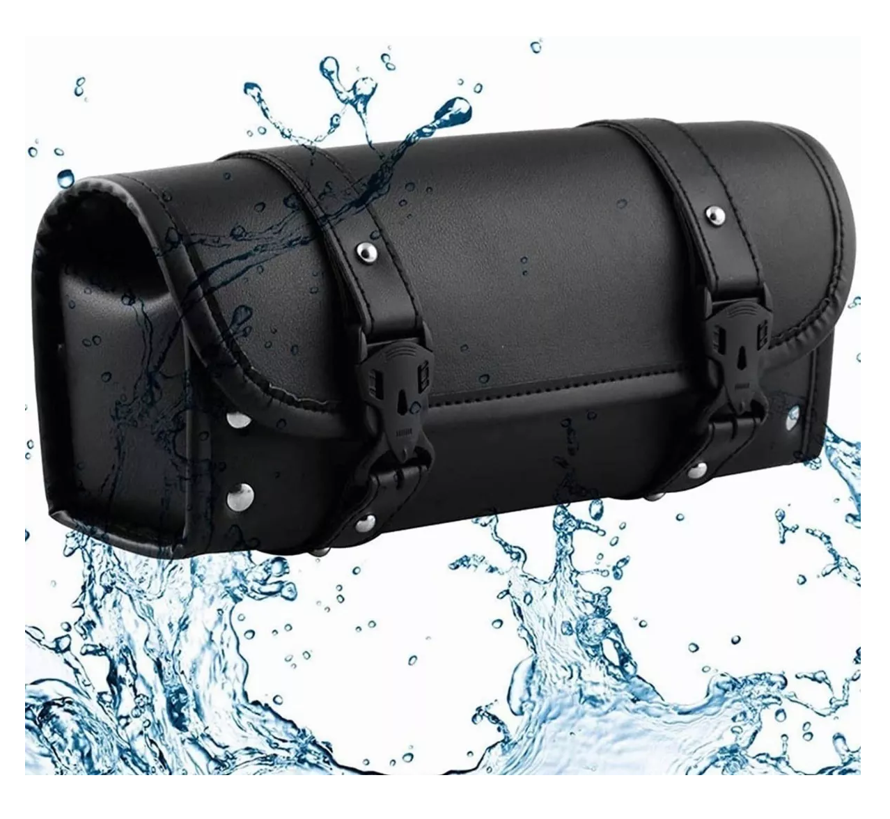 Foto 2 | Bolsa De Herramientas Reforzada Para Motocicleta Negro