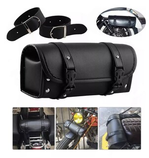 Foto 3 | Bolsa De Herramientas Reforzada Para Motocicleta Negro