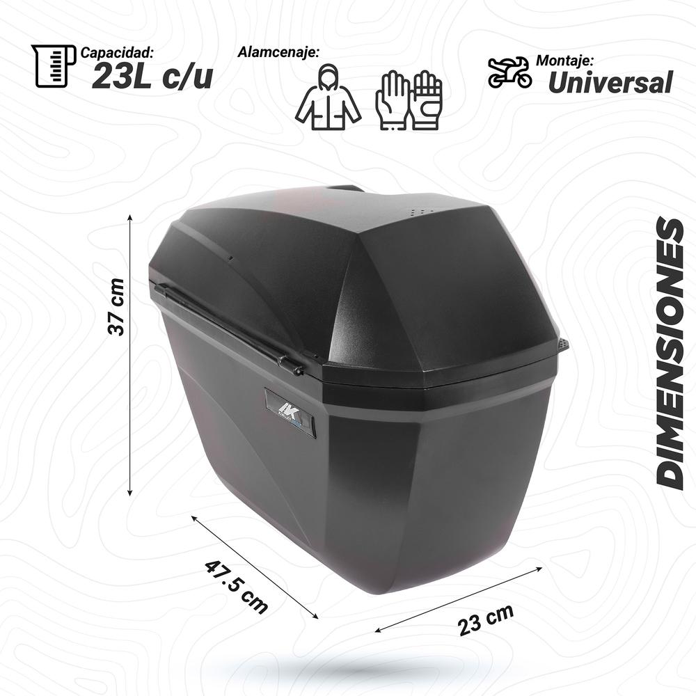 Foto 3 pulgar | Alforjas Maletas Laterales Impermeables 23l Moto Universal