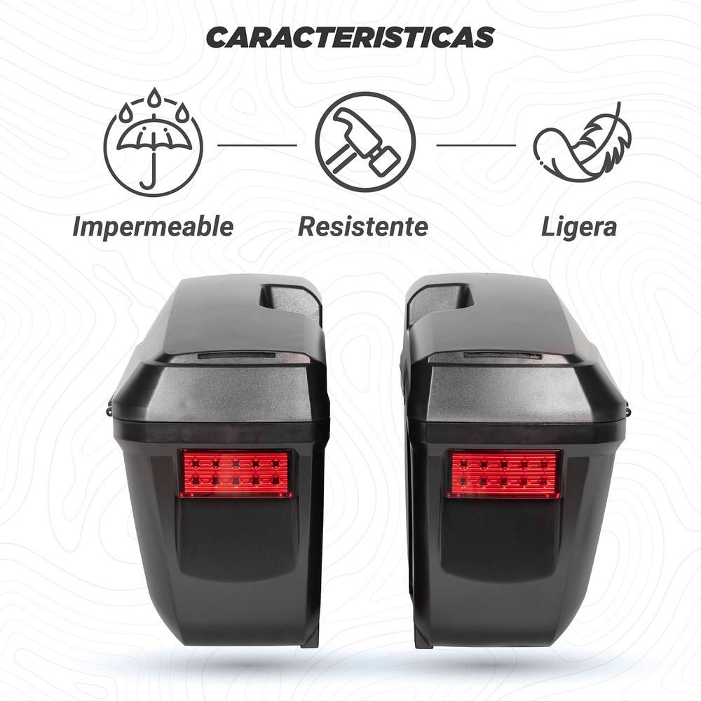 Foto 4 pulgar | Alforjas Maletas Laterales Impermeables 23l Moto Universal