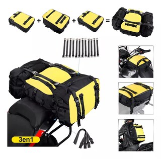 Foto 3 | Mochila Bolsa Para Casco Para Asiento Trasero De Moto 3 Uds Eo Safe Imports Esi-15476-1 Multicolor