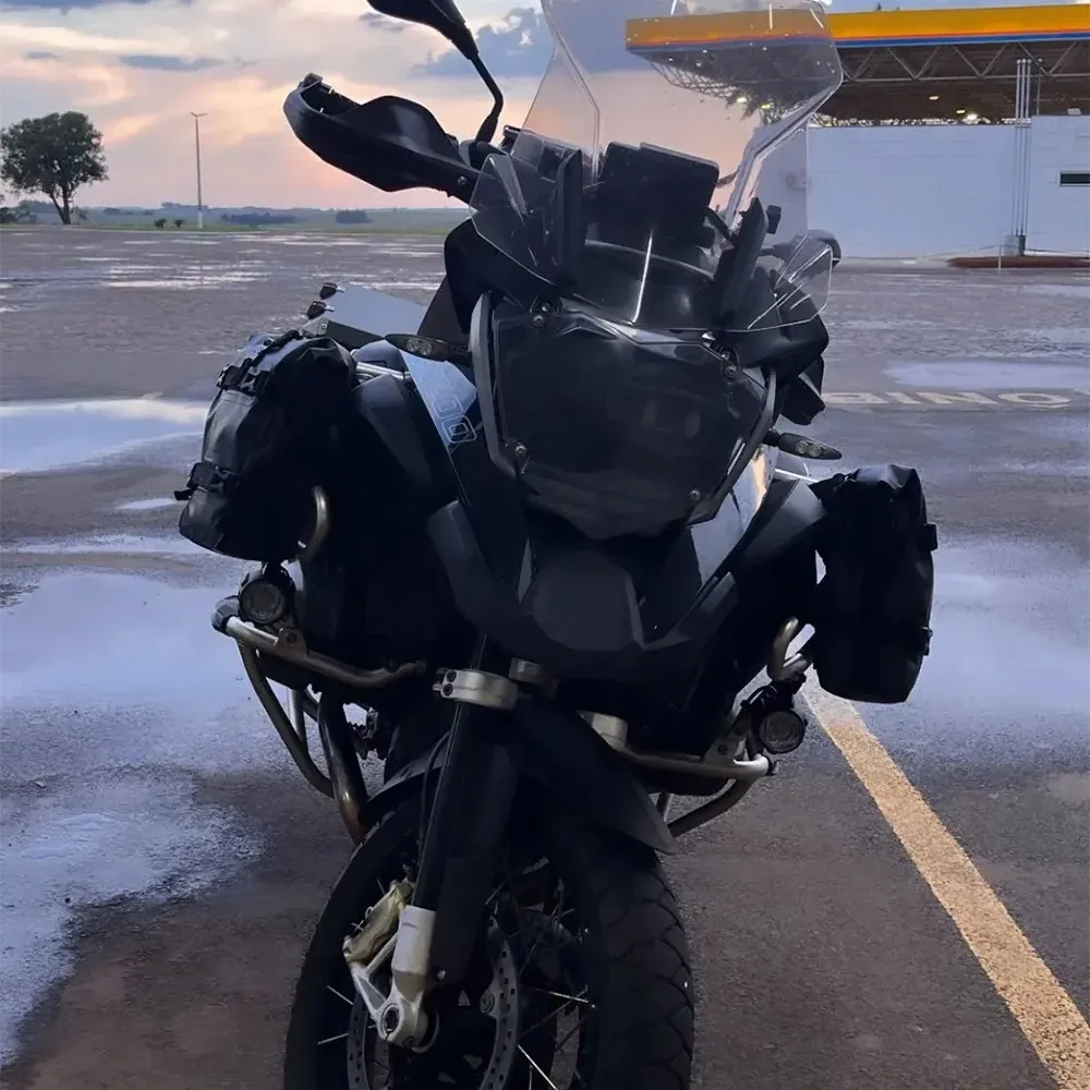 Foto 4 pulgar | Alforjas Lab.g Maletas Laterales Motocicleta Universal Impermeable Negro