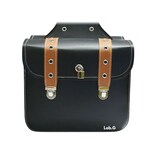Silla De Montar Lateral De Motocicleta Lab.g Con Cerradura Negro Con Cafe