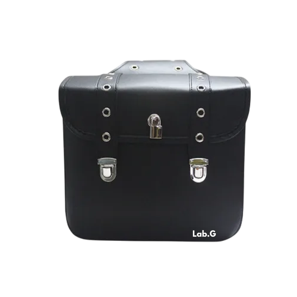 Silla De Montar Lab.g Lateral De Motocicleta Con Cerradura Negro