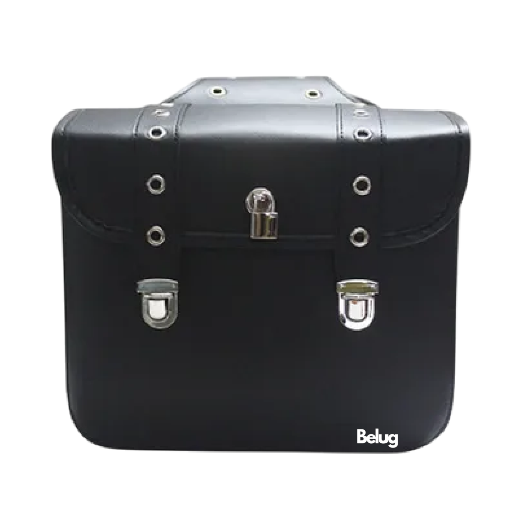 Silla De Montar Belug Lateral De Motocicleta Con Cerradura Negro