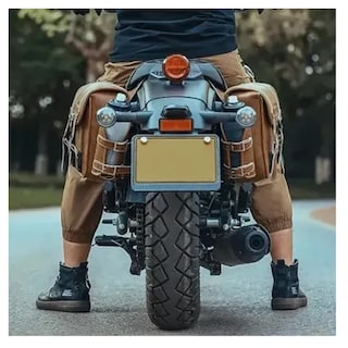 Foto 5 | Alforjas Maletas Laterales Motocicleta Belug, Marrón