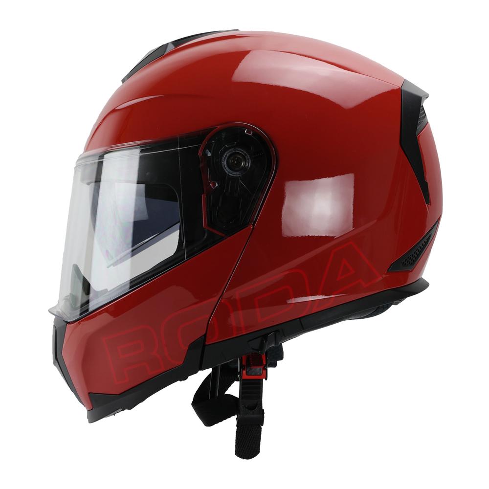 Foto 5 pulgar | Casco Roda Revenge Pro Rojo Abatible Svs