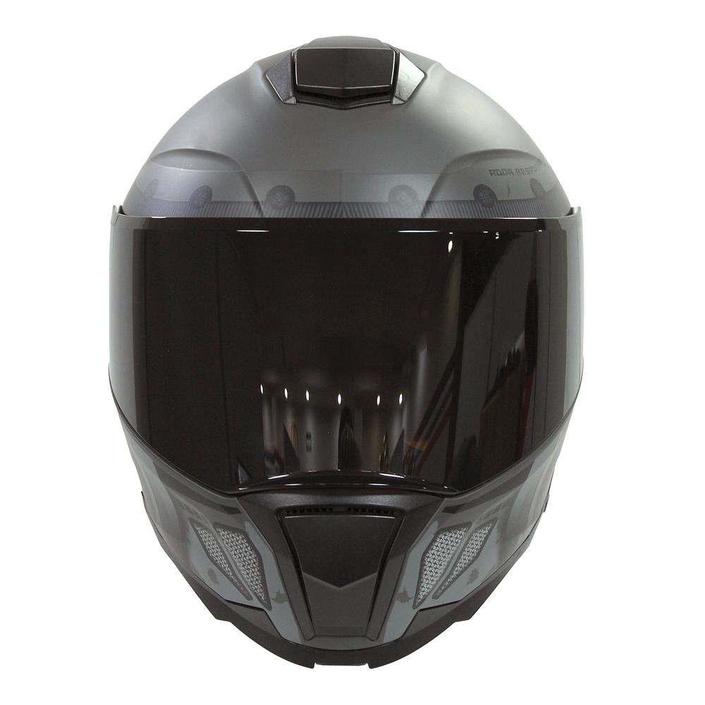 Foto 2 | Casco Roda Revenge Pro Gris Mate Outbreak Abatible Mica Humo Svs