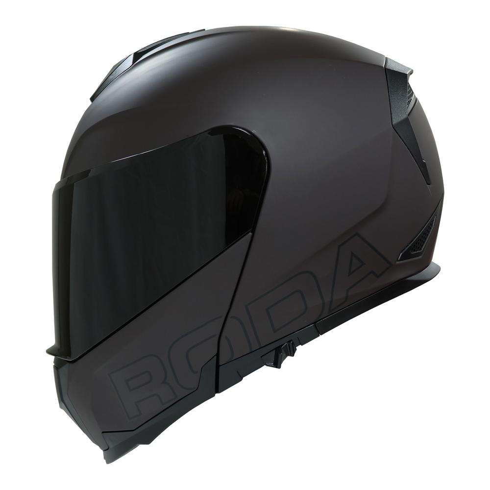 Foto 2 pulgar | Casco Roda Revenge Pro Chocolate Mate M.humo Abatible Svs