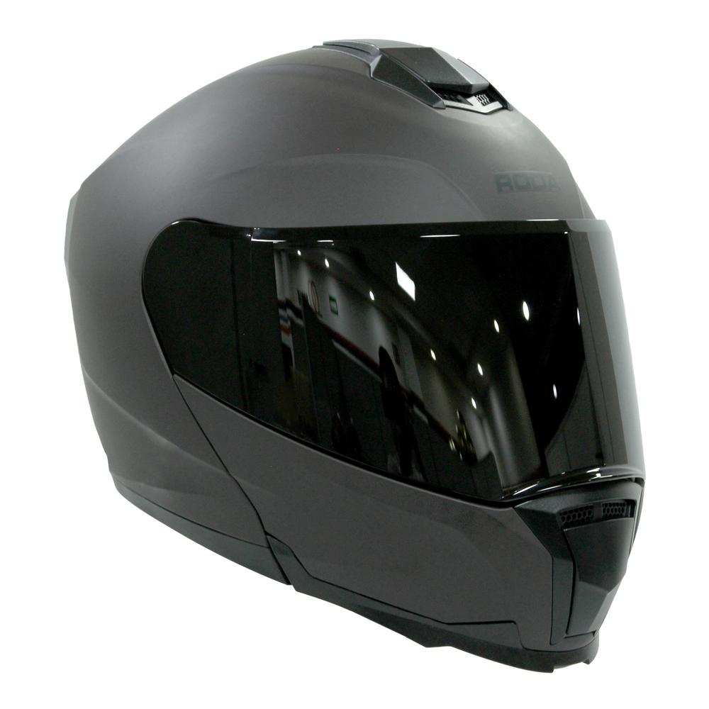 Foto 5 pulgar | Casco Roda Revenge Pro Chocolate Mate M.humo Abatible Svs