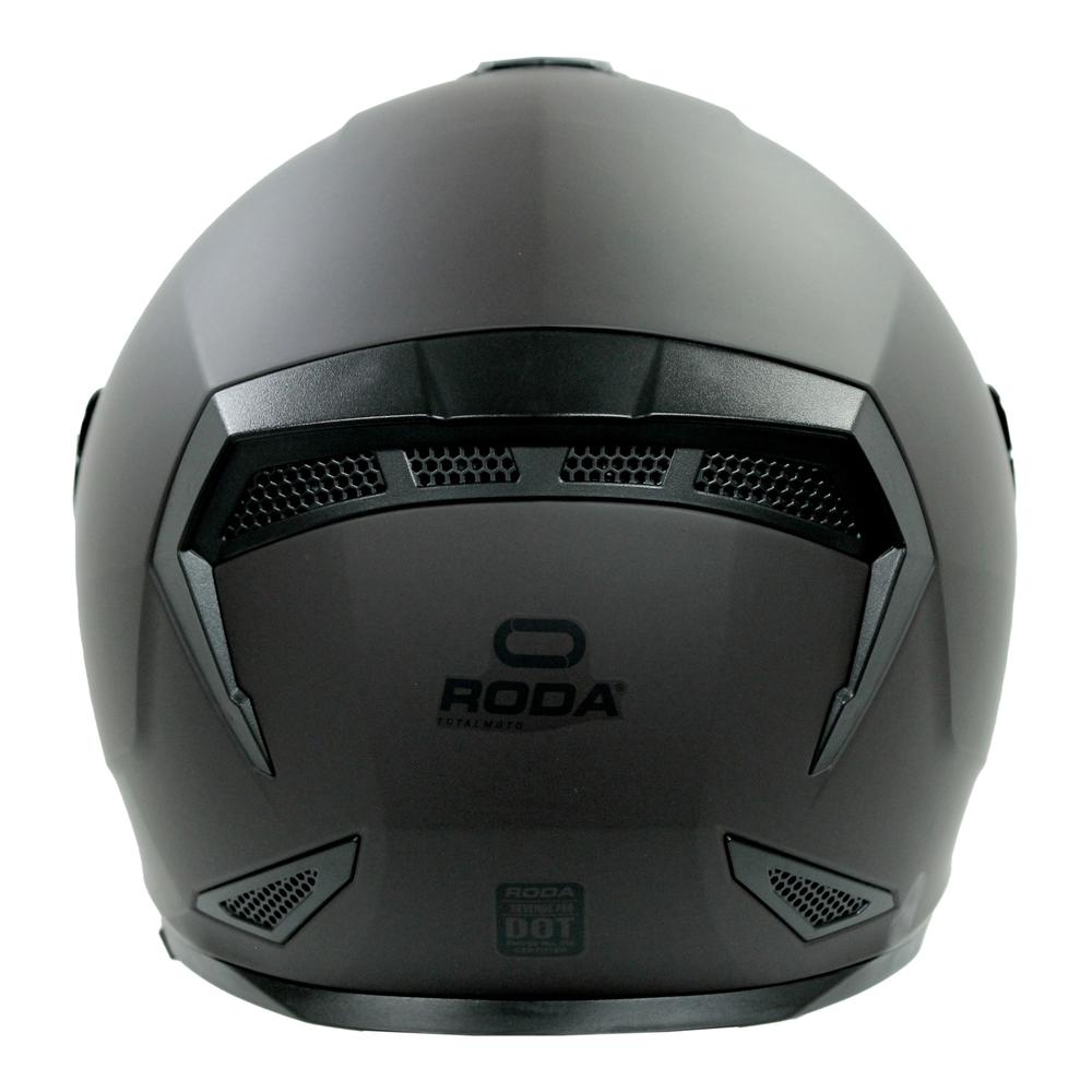 Foto 6 pulgar | Casco Roda Revenge Pro Chocolate Mate M.humo Abatible Svs