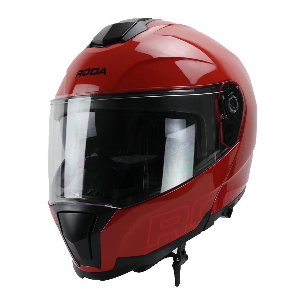 Foto 6 pulgar | Casco Roda Revenge Pro Rojo Abatible Svs