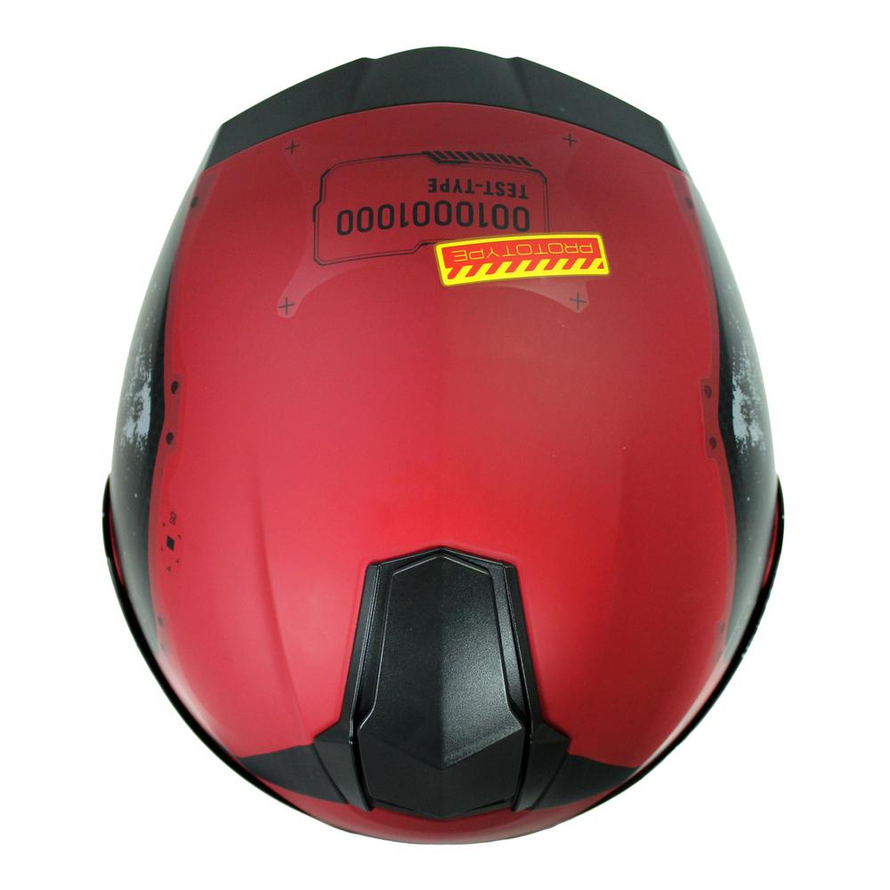 Foto 6 pulgar | Casco Roda Revenge Pro Rojo Mate Android Abatible Mica Humo Svs