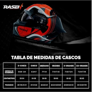 Foto 3 | Casco Abatible Deportivo Para Moto Rasen Rojo Con Franjas Grises