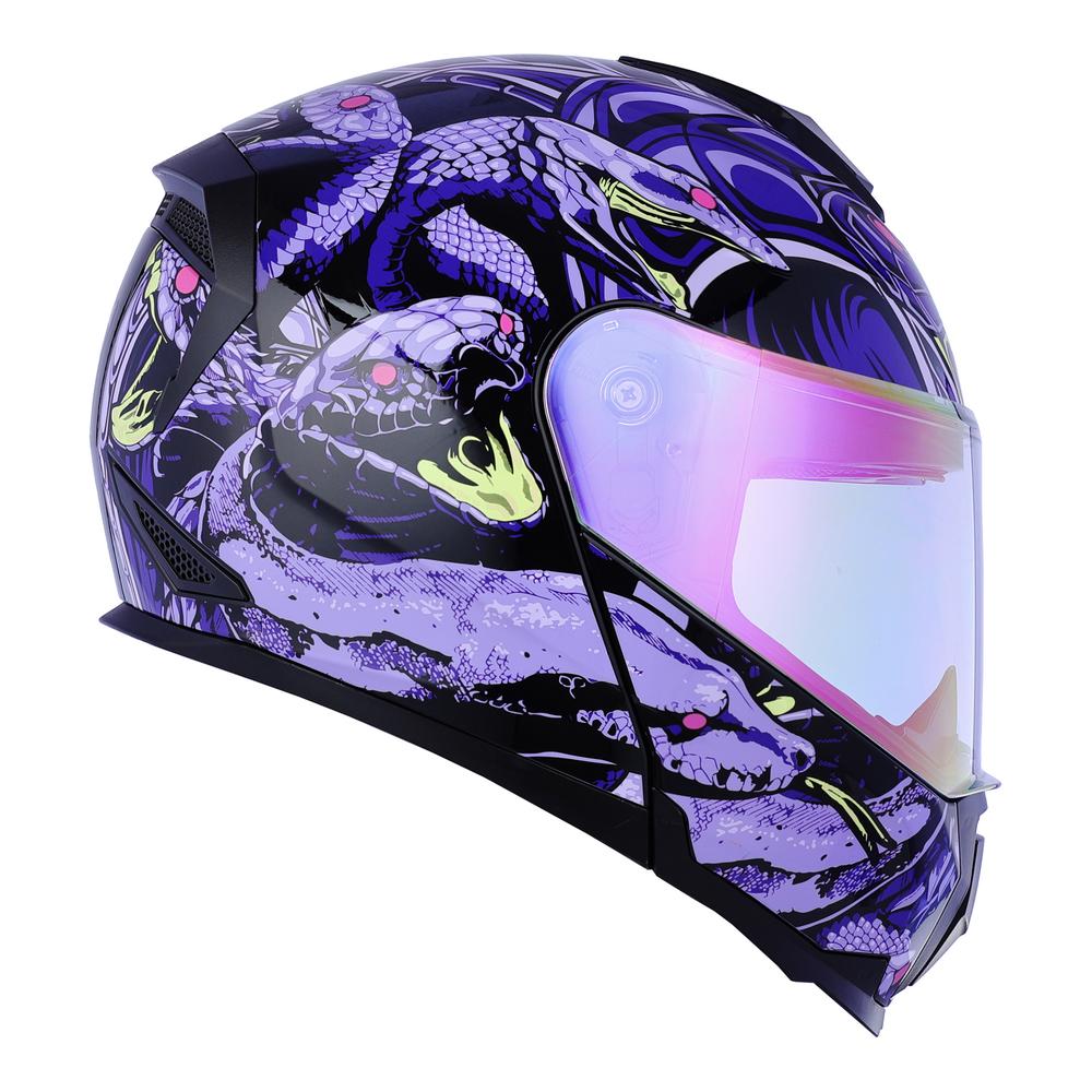 Foto 2 | Casco Roda Revenge Pro Md Serpent King Aba M.md Trnsl Svs