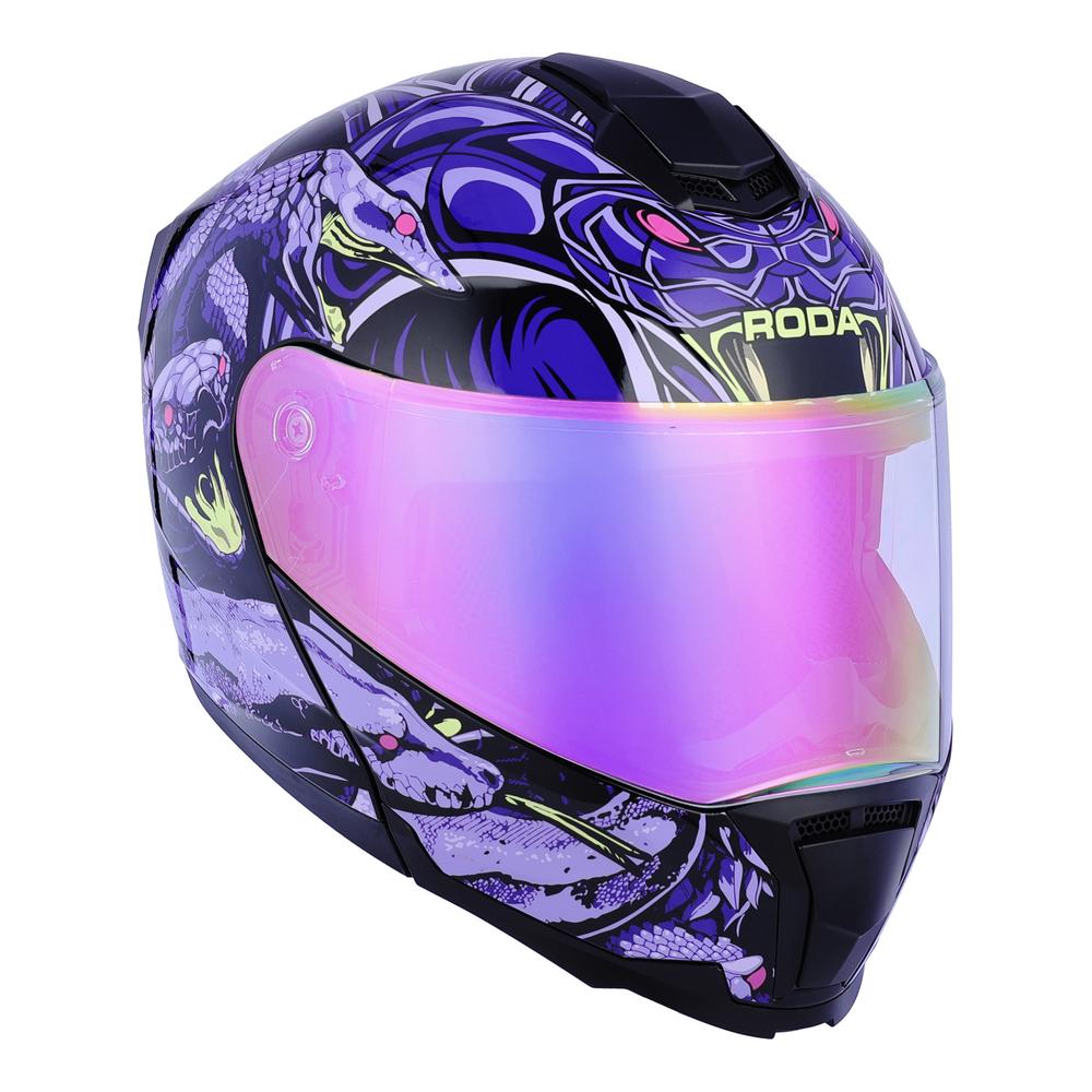 Foto 3 | Casco Roda Revenge Pro Md Serpent King Aba M.md Trnsl Svs