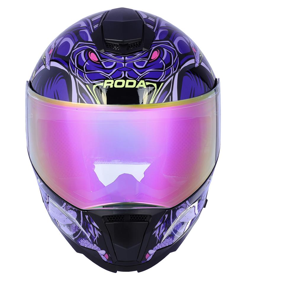Foto 4 | Casco Roda Revenge Pro Md Serpent King Aba M.md Trnsl Svs