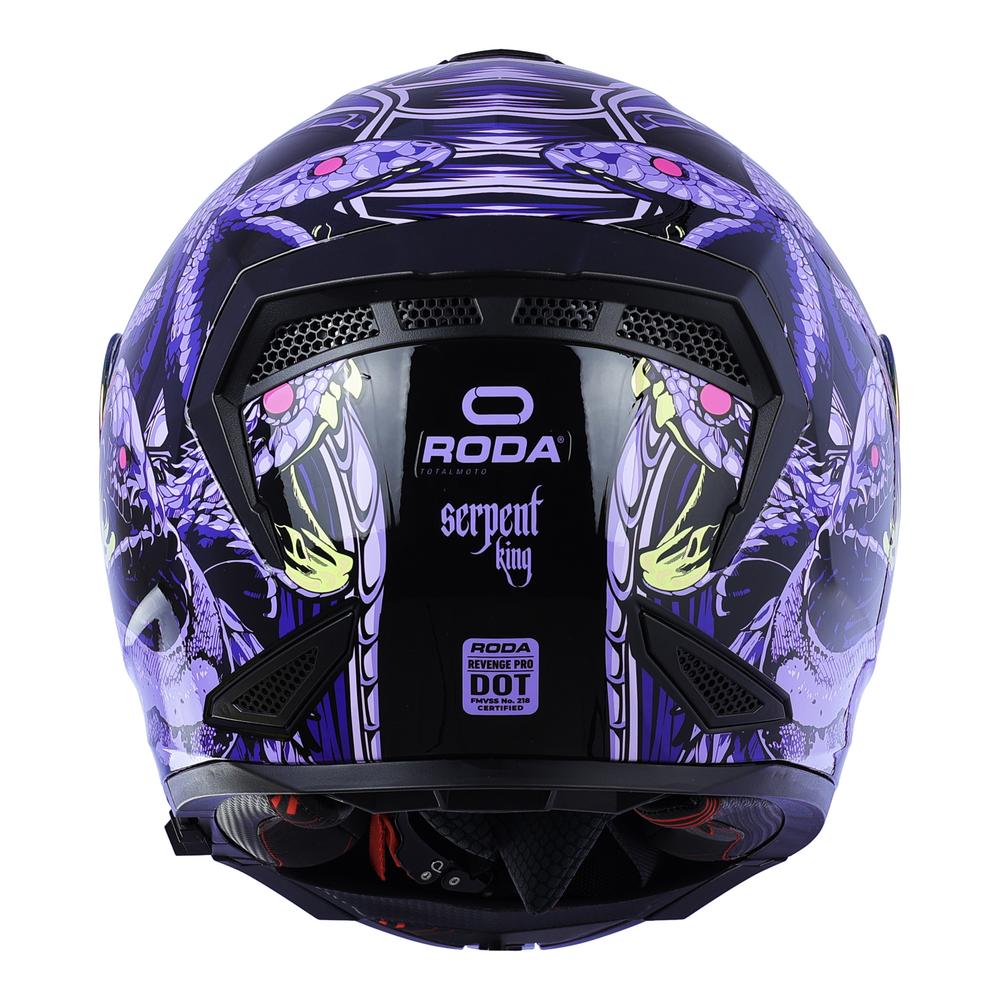 Foto 5 | Casco Roda Revenge Pro Md Serpent King Aba M.md Trnsl Svs