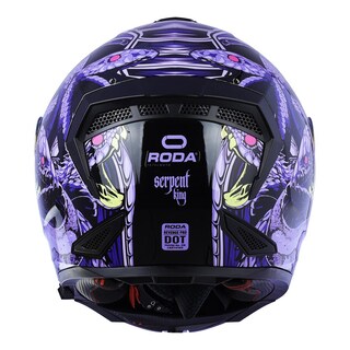 Foto 5 | Casco Roda Revenge Pro Md Serpent King Aba M.md Trnsl Svs