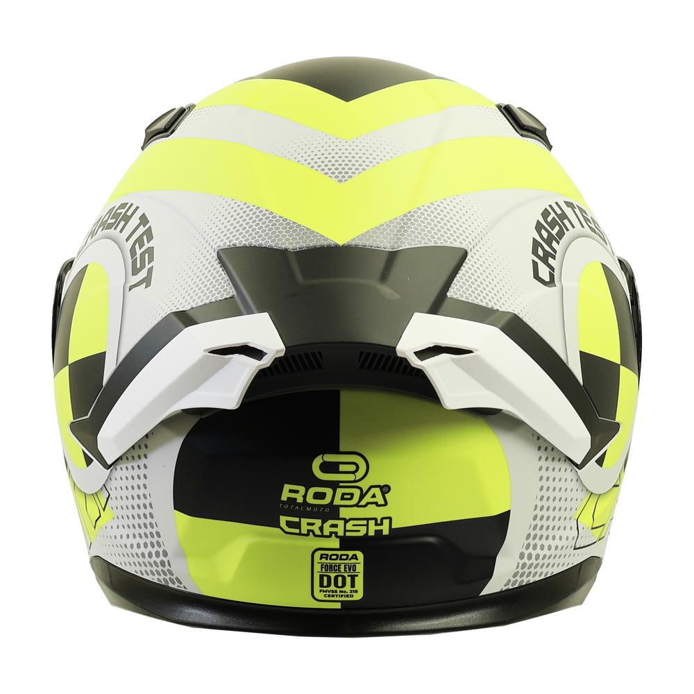 Foto 4 | Casco Roda Force Evo Gris Mate Crash Abatible Mica Humo Svs