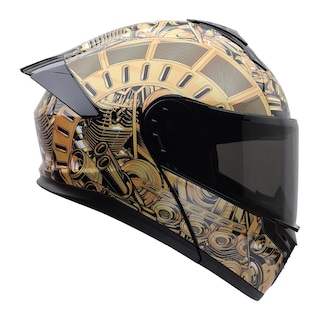 Foto 2 | Casco Roda Force Oro Engine Abatible Mica Humo Svs