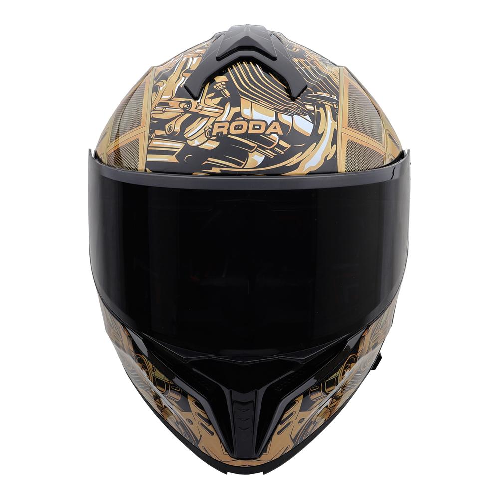 Foto 4 | Casco Roda Force Oro Engine Abatible Mica Humo Svs