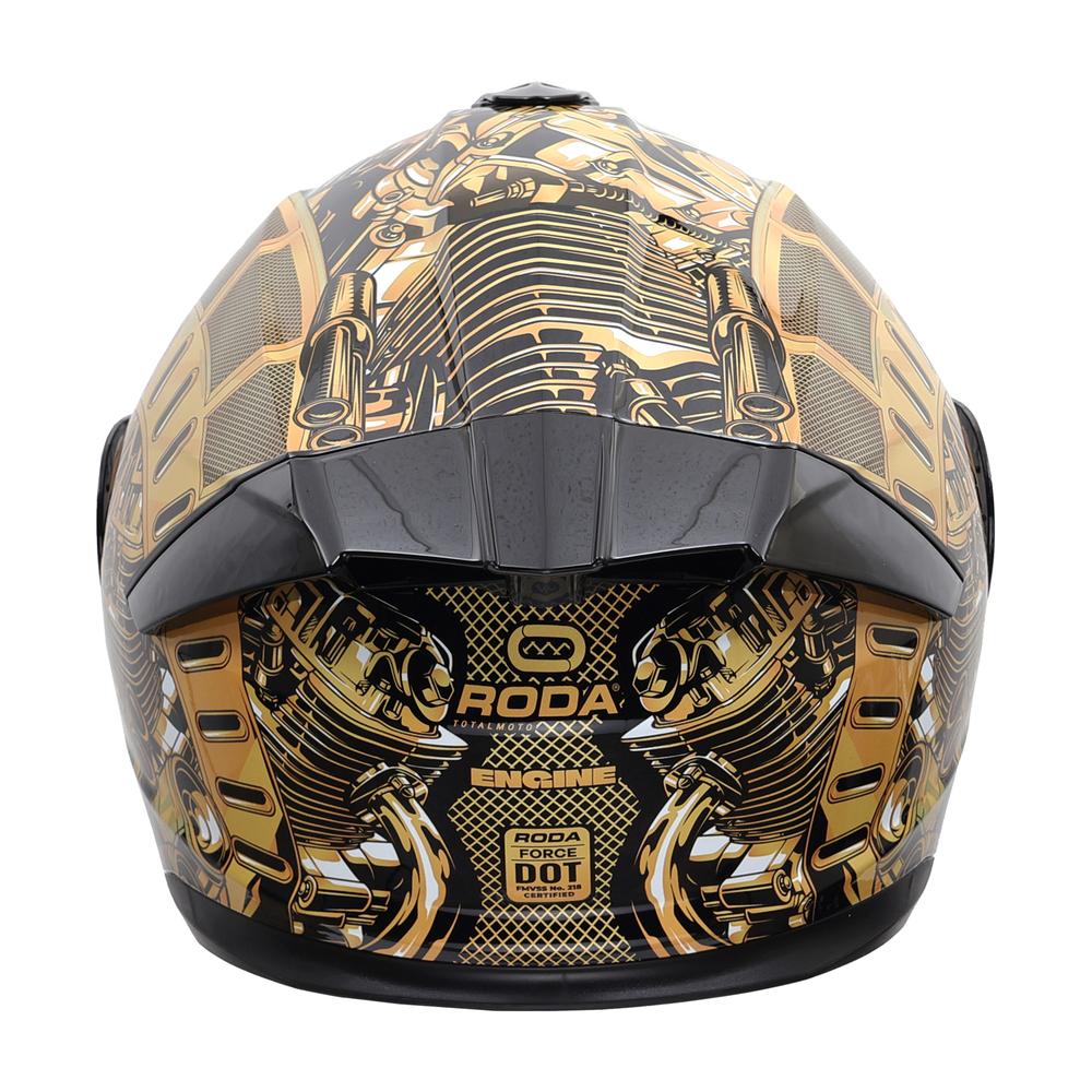 Foto 5 | Casco Roda Force Oro Engine Abatible Mica Humo Svs