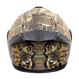 Foto 5 | Casco Roda Force Oro Engine Abatible Mica Humo Svs
