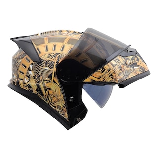 Foto 6 | Casco Roda Force Oro Engine Abatible Mica Humo Svs