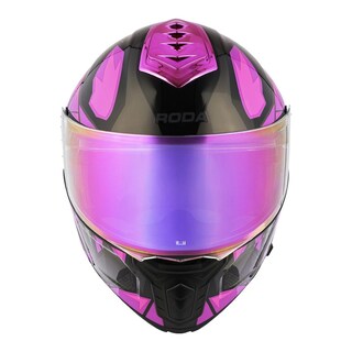 Foto 4 | Casco Roda Pilot Rosa Grrrowl Mica Rosa Abatible Svs