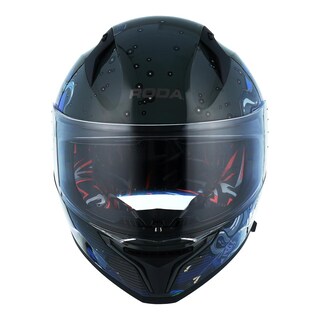 Foto 4 | Casco Roda Drift Negro Space Man Cerrado Mica Humo Svs