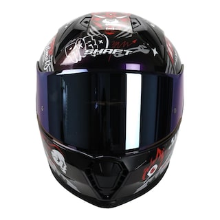 Foto 4 | Casco Shaft Sh560 Rojo Camaleon Motion Cerrado Mica Iridium Azul