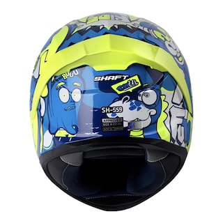 Foto 2 | Casco Shaft Sh559 Azul Dimon Mica Transparente Repuesto Azul Cerrado