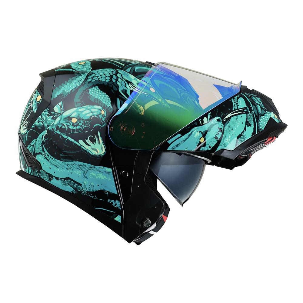 Foto 7 pulgar | Casco Roda Revenge Pro Vd Serpent King Aba M.vd Trnsl Svs