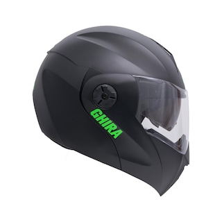 Foto 2 | Casco Ghira Gh1000 Negro Mate Logo Verde Abatible Svs