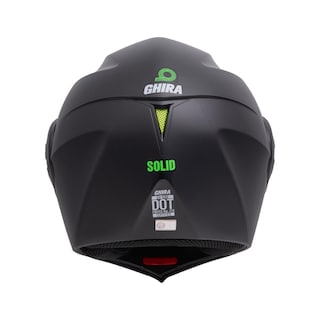 Foto 4 | Casco Ghira Gh1000 Negro Mate Logo Verde Abatible Svs