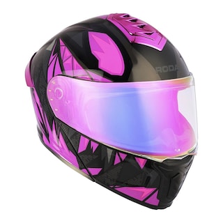 Foto 3 | Casco Roda Pilot Rosa Grrrowl Mica Rosa Abatible Svs