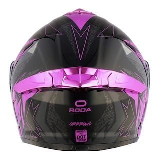 Foto 5 | Casco Roda Pilot Rosa Grrrowl Mica Rosa Abatible Svs