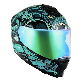 Foto 3 | Casco Roda Revenge Pro Vd Serpent King Aba M.vd Trnsl Svs